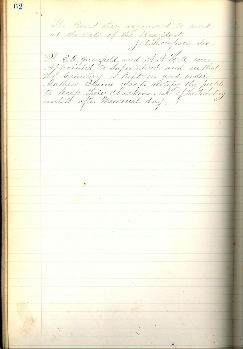 minute book